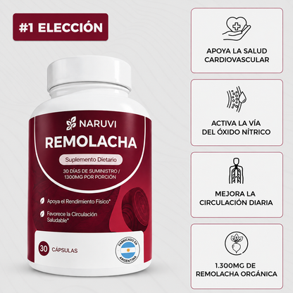 NARUVI® - Cápsulas de Remolacha