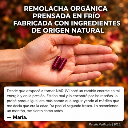 NARUVI® - Cápsulas de Remolacha